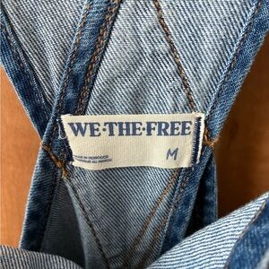 Free People Denim Overalls
